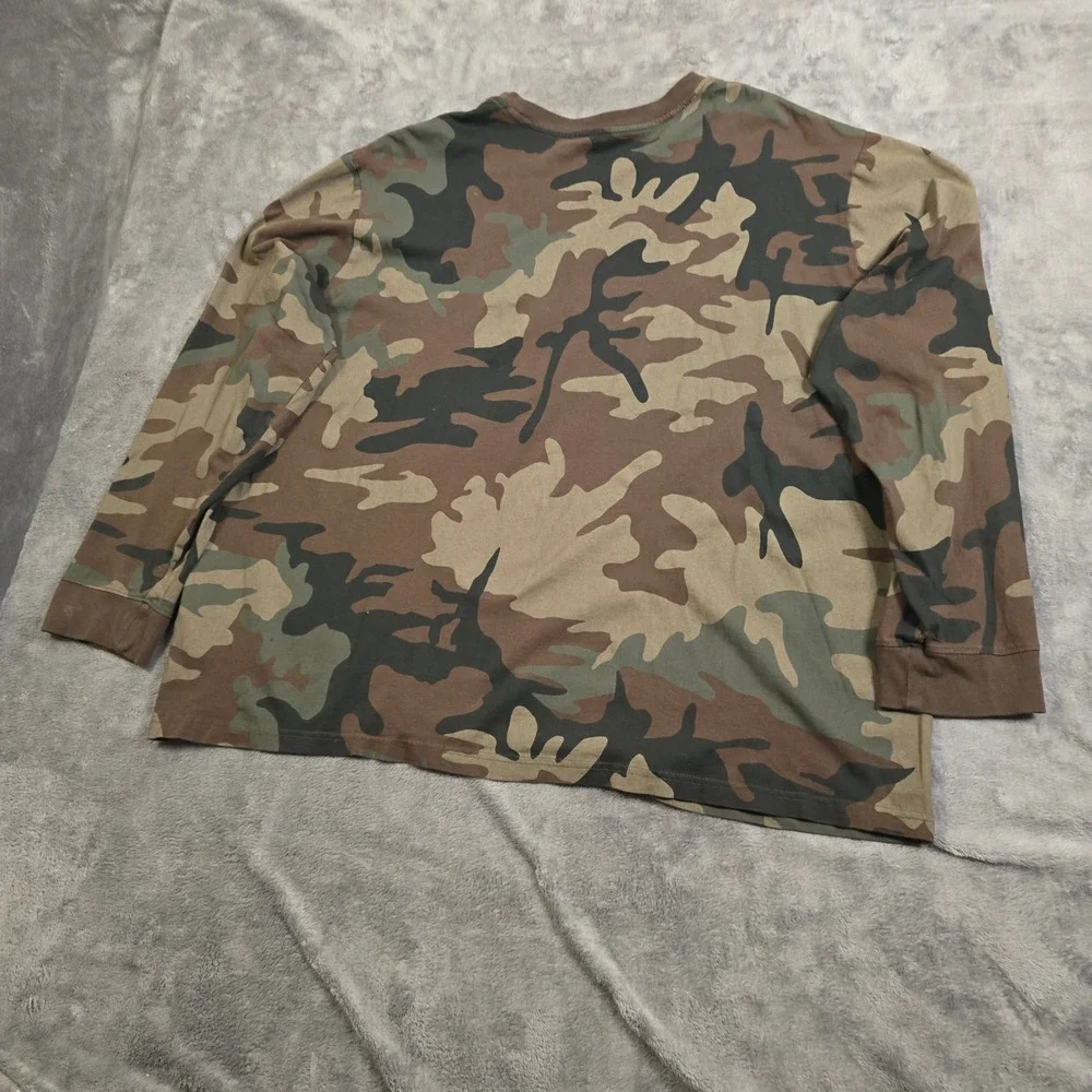 Levis T-Shirt Men's XXL The‎ Original Graphic Camouflage Relaxed Long Sleeve